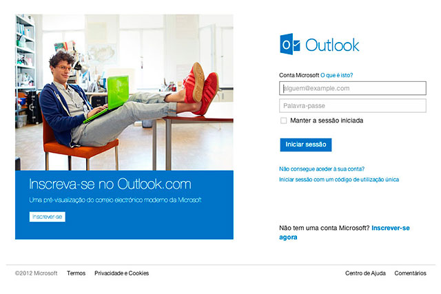 Outlook Email Entrar